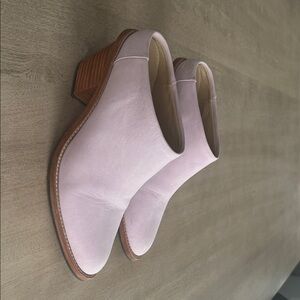 Poppy Barley Heeled Mules-Light Pink